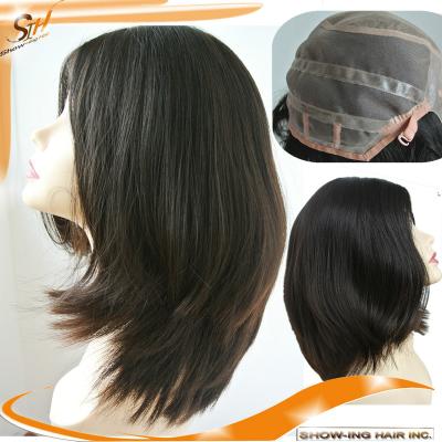 China China Supplier Silky Straight Mono Women Good Wave Full Cap Wig for sale