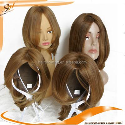 China AAAAA Grade Silky Straight Unprocessed European Hair Jewish Wave Wig In Stock for sale