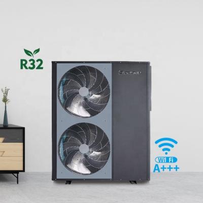 China ERP Sprusn 22KW R32 EVI Heat Pump Air Source Car A+++ DC Inverter Water Heater Pump with Heating Cooling Hot Water for sale