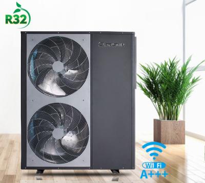 China Monoblock Type Or Split Type Customized Tongue R32 DC Inverter Heat Pump With Expanding Tank Heater Electronic Water Pump In Box for sale