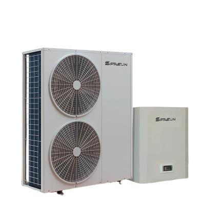 China Outdoor High COP R410A Split 16.5KW Sprsun Heater Pump Air to Water EVI DC Inverter Air Source Heat Pump with Wifi for sale