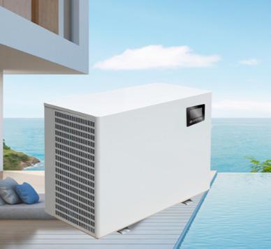 China R32 Swimming Pool Heat Pump Outdoor DC Inverter Air Source Water Titanium Heater Pump High COP 16.30 for sale