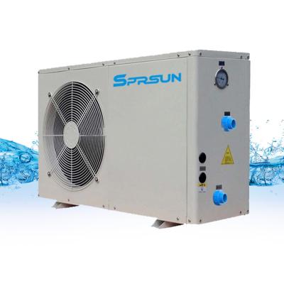 China 5.5kw Hotel Swimming Pool Heater Titanium Heat Pump Heat Exchanger Anti-Corrosion for sale