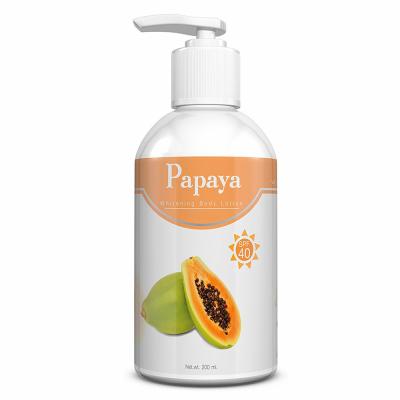 Chine SPF40 blanchissant UV concentré par lotion d'enzymes de papaye de corps de main anti à vendre