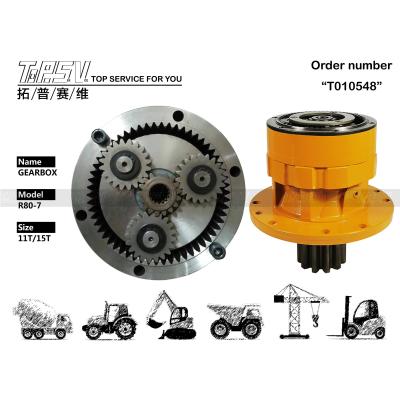 China Black Excavator Final Drive Assembly With Custom Colors R80-7 31N110140 for sale