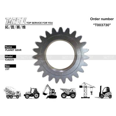 China Stahl CLG225 Planetenradmontage Schwarz 1Stage Bagger Schwingrad zu verkaufen