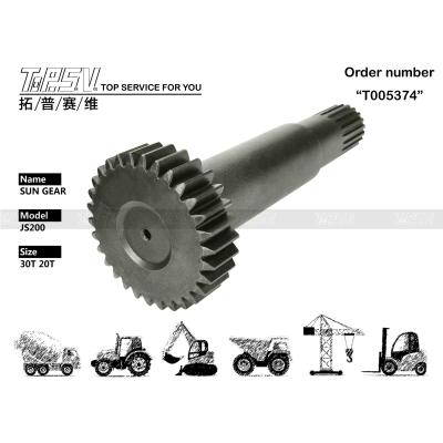 중국 JS200 발굴기 태양 기어 변속기 20/951592 수리를 위해 착용 저항 판매용