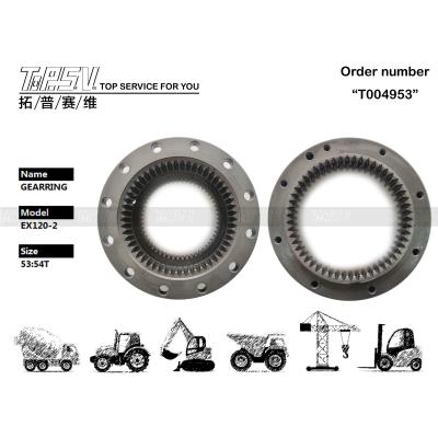 China 2028037 Bagger-Ringgetriebe Schwarze Planetengiebe Teile für HITACHI EX120-2 zu verkaufen