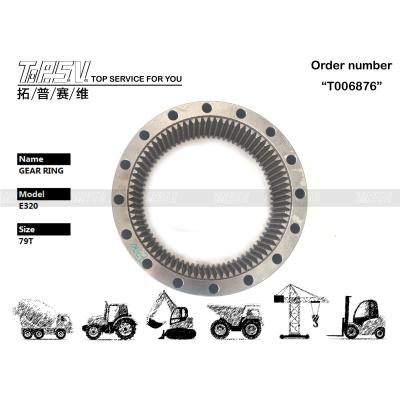 China E320 Resistencia al desgaste del anillo interno del engranaje para el sistema de transmisión de excavadora 79T 7Y-1631 en venta