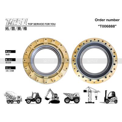 China Wear Resistance E320 Excavator Final Drive Hub 114-1486 Bolt Installation for sale