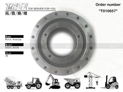 China E320B Excavator Final Drive Parts Black Hub Housing 148-4716 Heat Treatment for sale