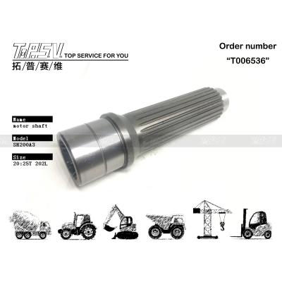 China Aço robusto SK250-6 Excavadora Motor hidráulico eixo / Excavadora Óleo hidráulico LQ15V00007S042 à venda