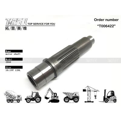 China 0629801 ZX60 Excavator Final Drive Shaft for Excavator Transmission System for sale