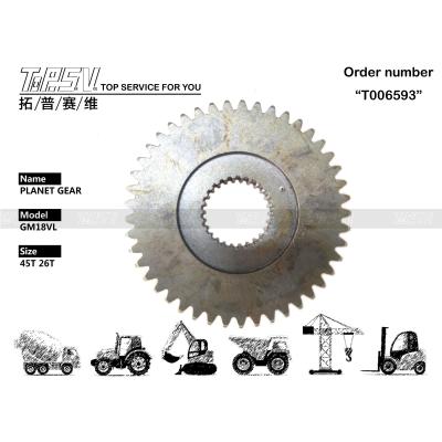 China Black Steel Construction SH120 Excavator Travel Planetary Gear for Hydraulic Motor Drive for sale