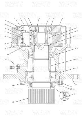 China Black Bolt-on 148-4644 523-0553 E320C Excavator Swing Drive Catalog for Machinery Repair Shops Hydraulic Drive for sale