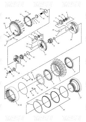 Chine En stock, moteurs hydrauliques à balancer et à déplacer pour les excavatrices 227-6116 E325C Catalogue des moteurs de déplacement à vendre