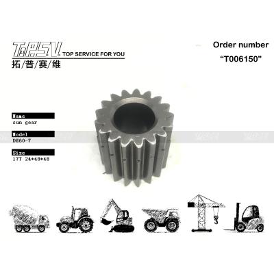 China XKAY-00397 High Durability DH60-7 Excavator Travel 2 Stage Sun Gear Drive Motor For Machinery Repair Shops for sale