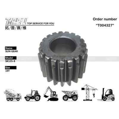 China Easy To Install SK135-8 Excavator Swing 2 Stage Sun Gear Reducer Gear Parts For Machinery Repair Shops for sale