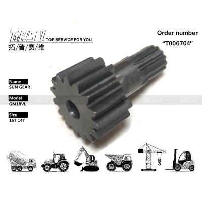 Κίνα Προβολή εικόνας GM18VL Excavator Travel Sun Gear Motor Για Μηχανήματα Σε Μηχανήματα Εκσκαφής προς πώληση