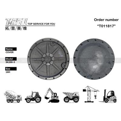 Chine 2414N4376 Selon le type d'emballage SK200-5 Excavateur Couverture de moteur final Sac de transport d'emballage d'acier à vendre