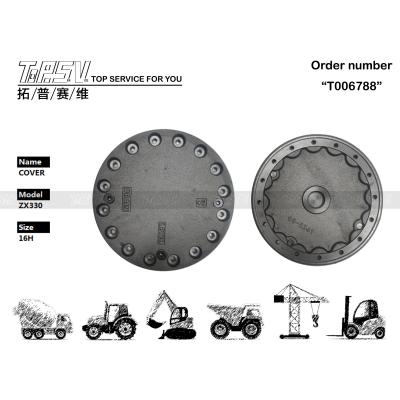 China 2045031 Dealed Bag ZX330 Excavator Travel Drive Gear Cover Box With Black Color And Transport Packaging à venda