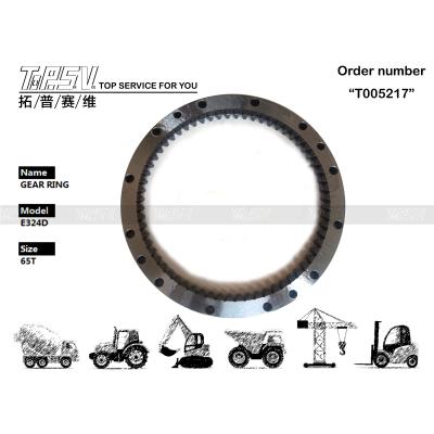 China 169-5594 Construcción de acero resistente E324D Excavadora de viaje 1 etapa de engranaje anillo de transmisión final para un rendimiento suave y duradero en venta