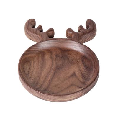 China Home.Restaurant.Bar.Hotel.Wedding. Super Markets Promotion MINGCAN Nordic Wooden Cartoon Animal Design Food Serving Tray for sale