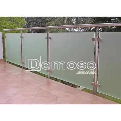 China Modern glass railings dwg/ glass fitting glass stair railing glass railing for sale