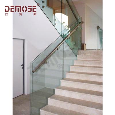 China Modern china supplier glass balustrades for indoor stairs prices for sale