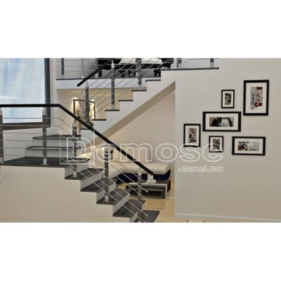 China china demose modern indoor stainless steel pipe stair railing for sale