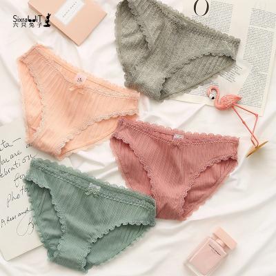 China SIX RABBIT Manufacturer Breathable Panties Underwear Cotton Panties Ladies Cotton Breathable Underwear for sale