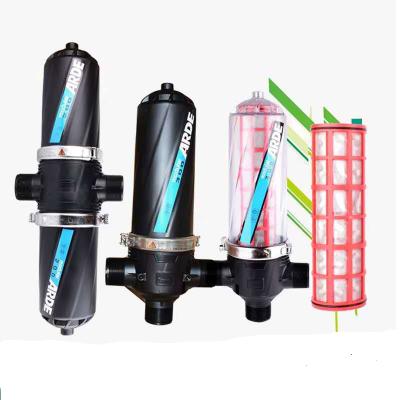 China Agricultural t-type greenhouse garden suction irrigation filter system with micro-net filter for agricultural irrigation for sale