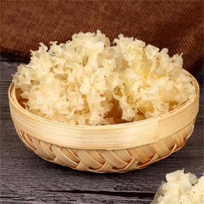 China Chinese Dried Dried Edible Dried White Mushroom Tremella With Cheap Price for sale