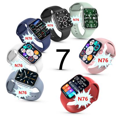 China 2022 touch screen newcomers best selling relojes smart watch n76 smartwatch wearable smartwatch 7 series 7 inteligente ip68 relojes for sale