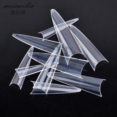 China Newest Nail Art Decoration Supplies Box Packing Nail Tips Long Pointed Pointed Fake Nails for sale