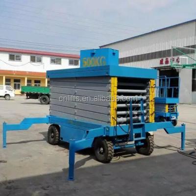 China 20 meters hydraulic platform scissor lift 2080*1220mm for sale