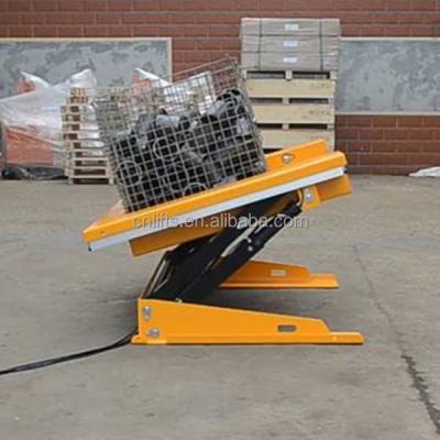 China Hotels Station Hydraulic Tipping Electric Tipping Station Lift Dock Platform for sale