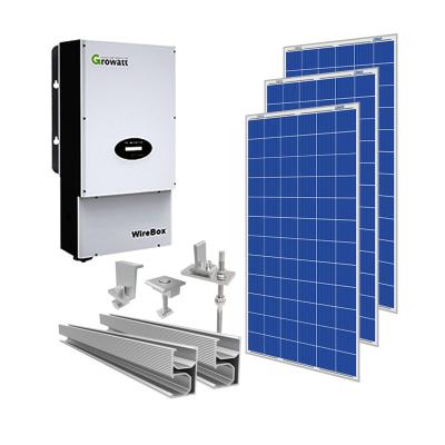 China Home 10KW ON GRID Solar Panel System Sell Energy Electricity Connected To Grid For Home for sale