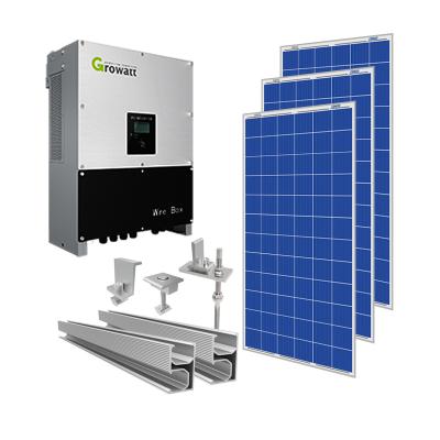 China Home 20kw Grid Tied Cheap Solar 20KW-US System Price With High Quality Solar Panel Energy System for sale