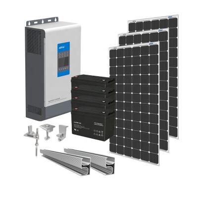 China Best Selling Home Solar Generator 1.5kw 3kw Off Grid Home Solar Power System With Portable Battery Power Station for sale