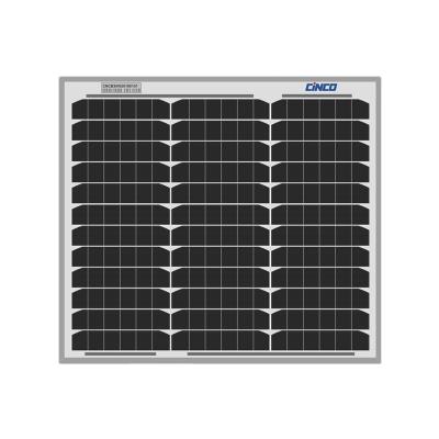 China 30W FotovoltaicoSolar Mono Panel Cells For 1000w Home Light System Use CNCB30W for sale