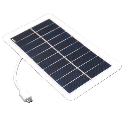 China 5V 2W 4W 5W 7.5W Output Android Solar Battery Solar Panel 5V7.5W Left Micro Micro Charge Regulators Charger for sale