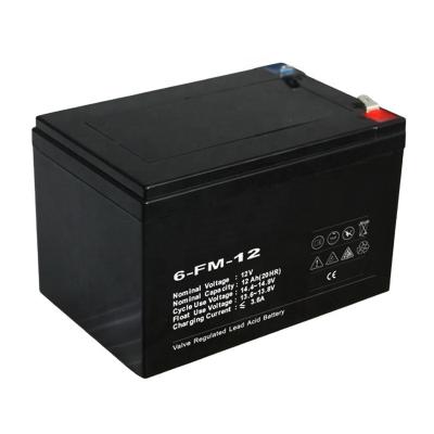 China Toys 12V 12AH Air To Ground Missile Deep Cycle Battery For Solar Powered Storage for sale