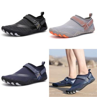 China Quick Dry Barefoot Beach Kayaking Aqua Shoes Recyclable Anti Slip 5 Finger Cove Shoes Swim Water Sport Seashore Ocean River for sale