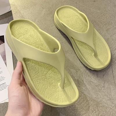 China Cushioning Floss Custom Logo Women Premium EVA Soft Slipper Beach Flip Bulk The New Design Fashionable Flip Flops for sale