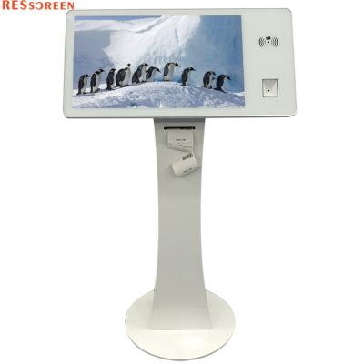 China Barcode Scanner 22 32 Inch Mall Display Landscape Printer Kiosk With Scanner for sale