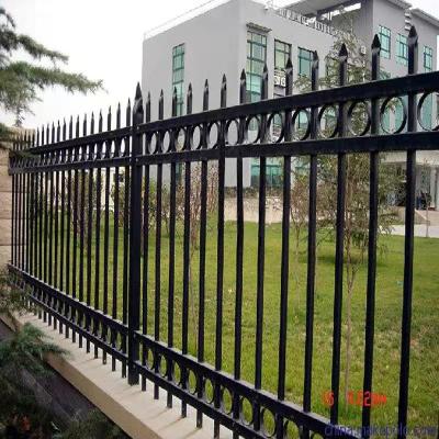 China D Pale W Pale Steel Security Metal Palisade Fencing Rot Proof OEM for sale