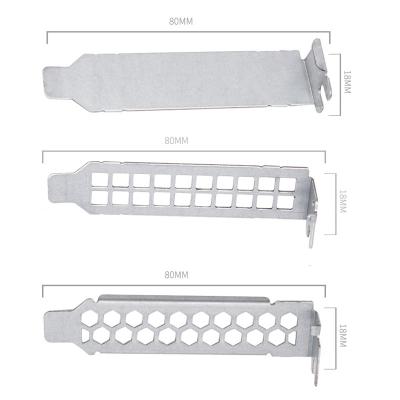 China Computer 80CM 75MM Metal Stamping PCI Frame PCI Slot Cover With Low Profile for sale