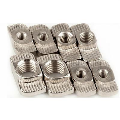 China Heavy Industry 50Pcs M3/M4/M5*10*6 For 20 Series Hammer Slide Nut T-Nut T Slot In Nut Tie Down Connector 2020 Aluminum Extrusions HW109 for sale