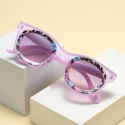 China Round Candy Colors Retro Vintage Round Sun Glasses Women Sunglasses Large Green Oversized for sale